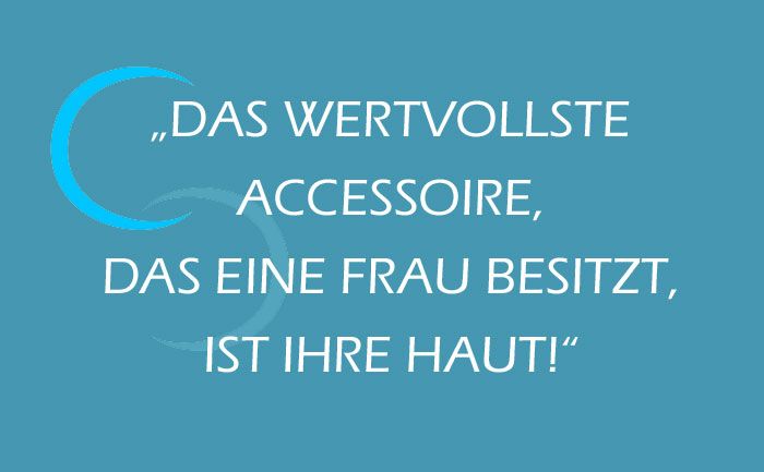 Zitat "Haut" im Kosmetikstudio Claudia Sprinkart in Kempten Zitat Haut im Kosmetikstudio C. Sprinkart in Kempten